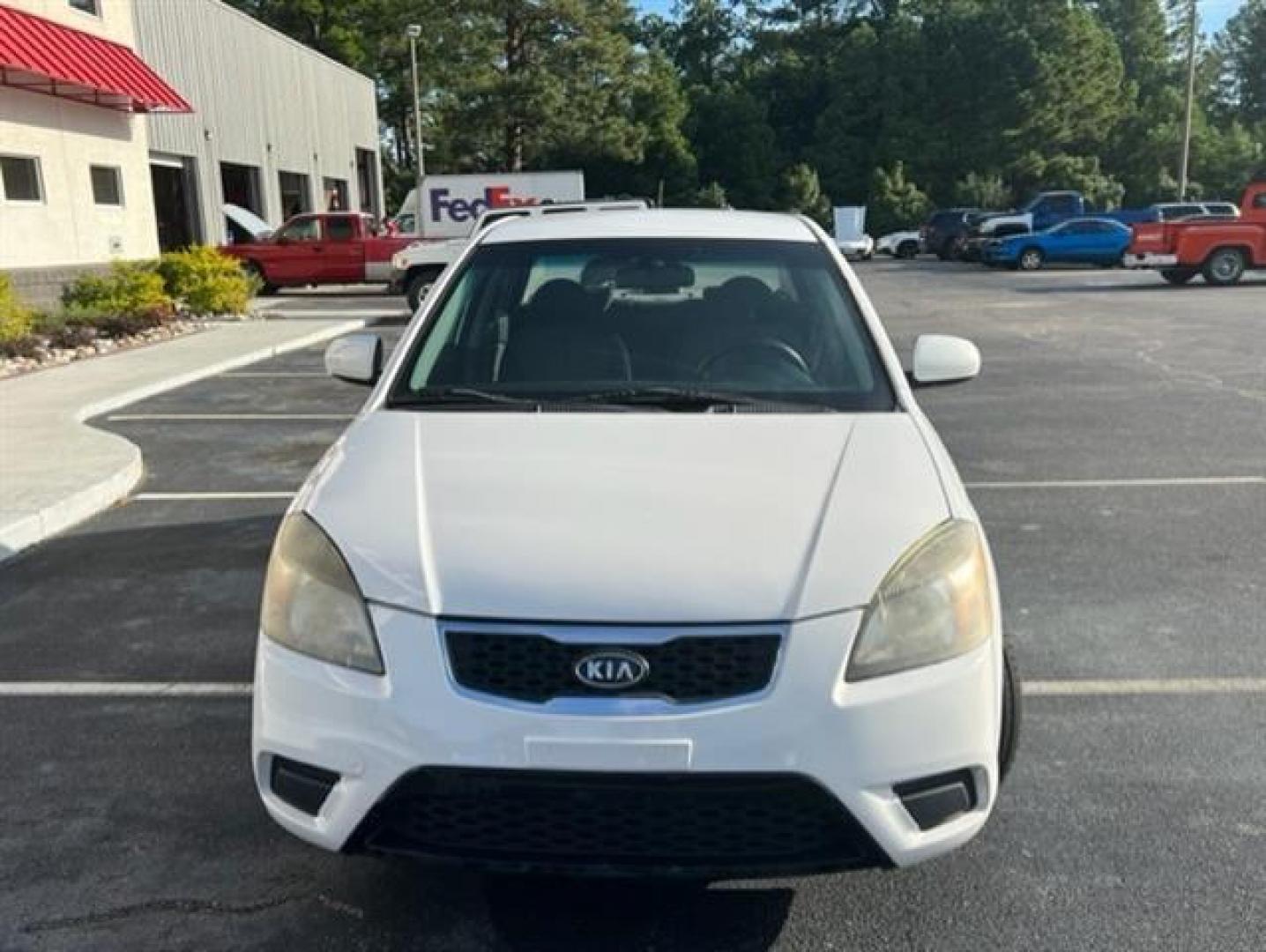 2010 White Kia Rio LX (KNADH4A31A6) , located at 3900 Bragg Blvd., Fayetteville, NC, 28303, (910) 868-3000, 35.081905, -78.943367 - T-8208-R3 - 2010 Kia Rio LX KNADH4A31A6601455 - Photo#1