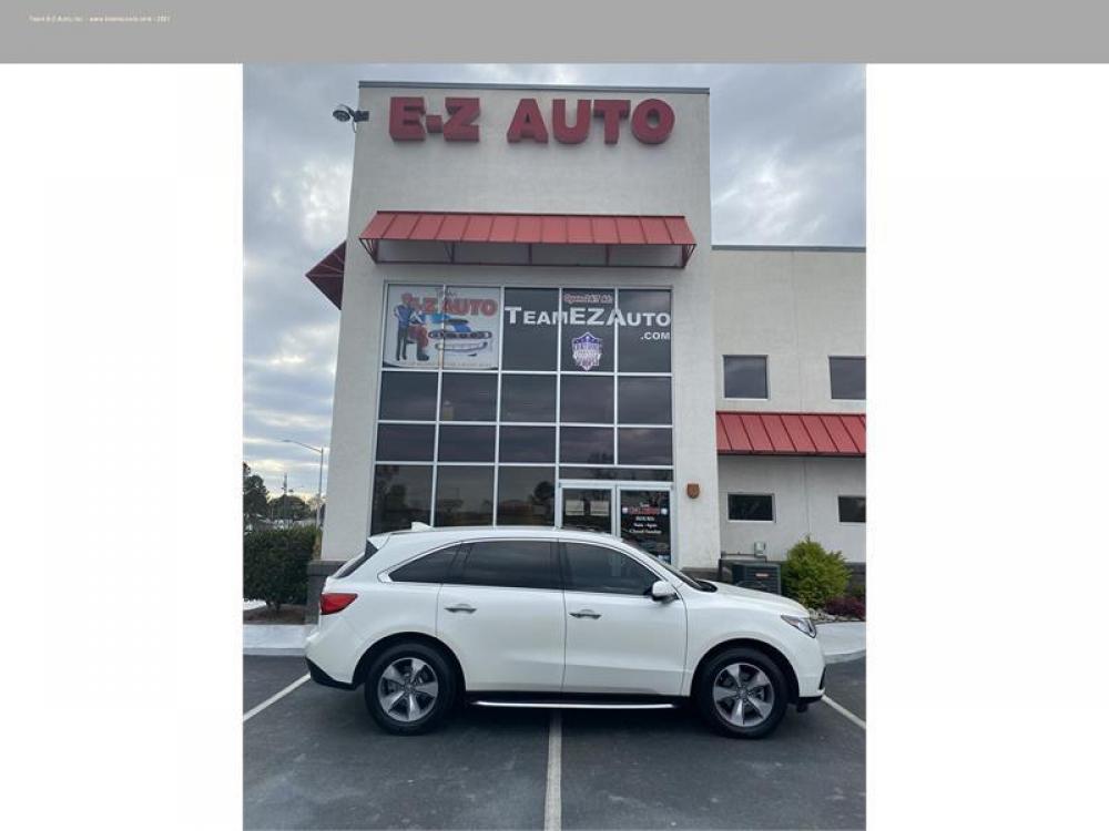 2016 White /Tan Acura MDX (5FRYD3H21GB) , Automatic transmission, located at 3900 Bragg Blvd., Fayetteville, NC, 28303, (910) 868-3000, 35.081905, -78.943367 - Photo #2