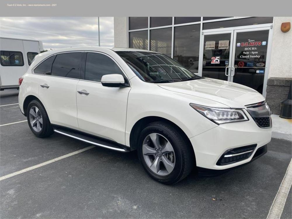 2016 White /Tan Acura MDX (5FRYD3H21GB) , Automatic transmission, located at 3900 Bragg Blvd., Fayetteville, NC, 28303, (910) 868-3000, 35.081905, -78.943367 - Photo #6