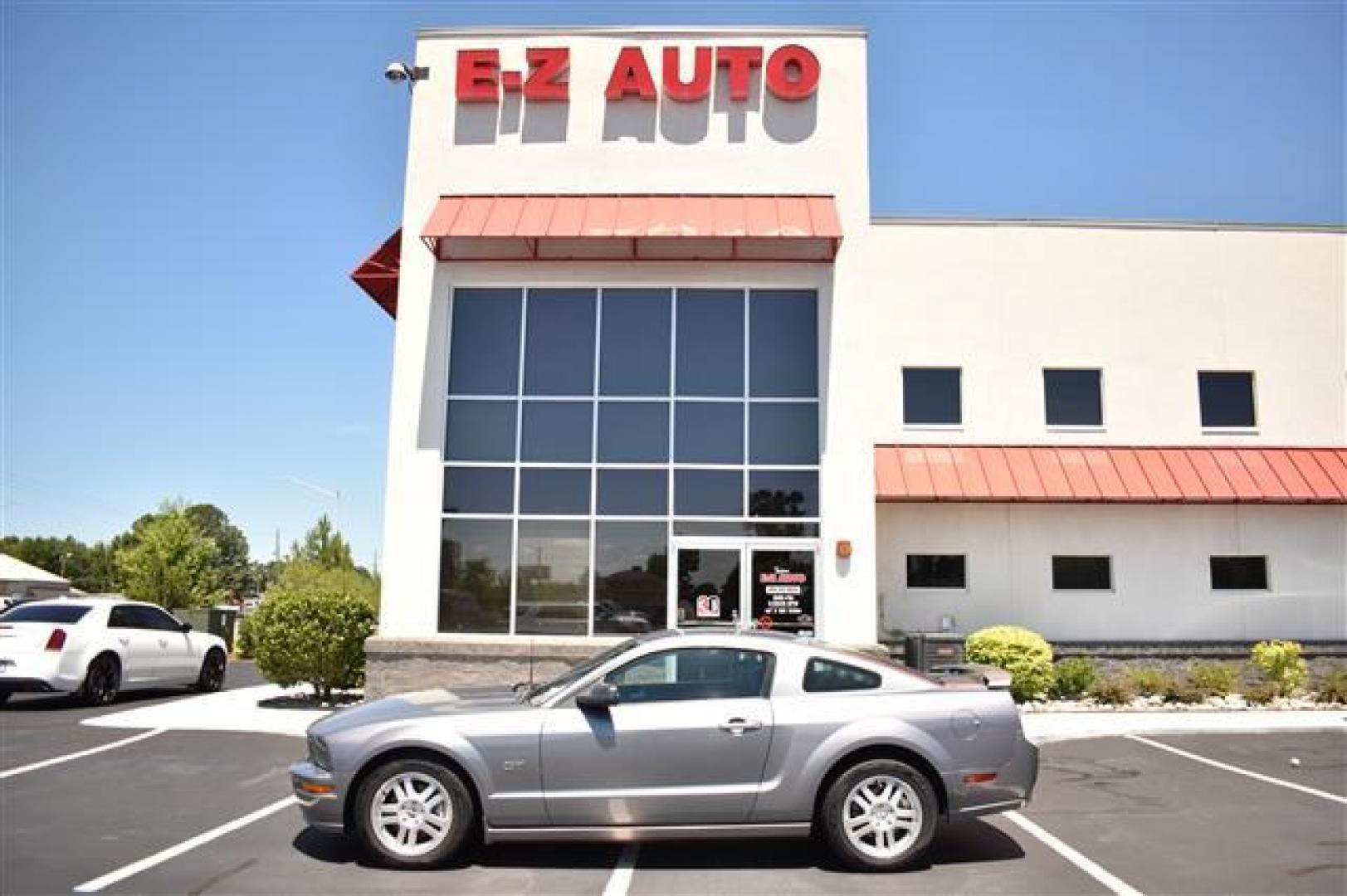 2007 Tungsten Grey Metallic Ford Mustang GT Premium Coupe (1ZVHT82HX75) , located at 3900 Bragg Blvd., Fayetteville, NC, 28303, (910) 868-3000, 35.081905, -78.943367 - Photo#0