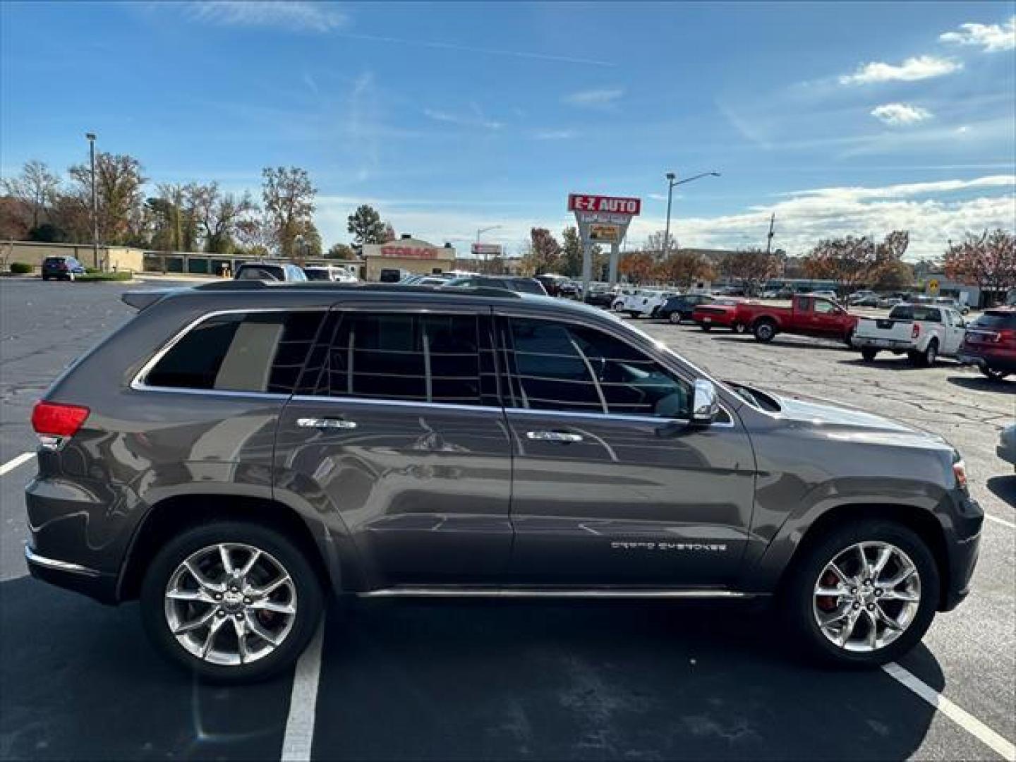 2014 Gray Jeep Grand Cherokee Summit 4WD (1C4RJFJG0EC) , 5-Speed Automatic transmission, located at 3900 Bragg Blvd., Fayetteville, NC, 28303, (910) 868-3000, 35.081905, -78.943367 - T-9583-R - 2014 Jeep Grand Cherokee 1C4RJFJG0EC214205 - Photo#2