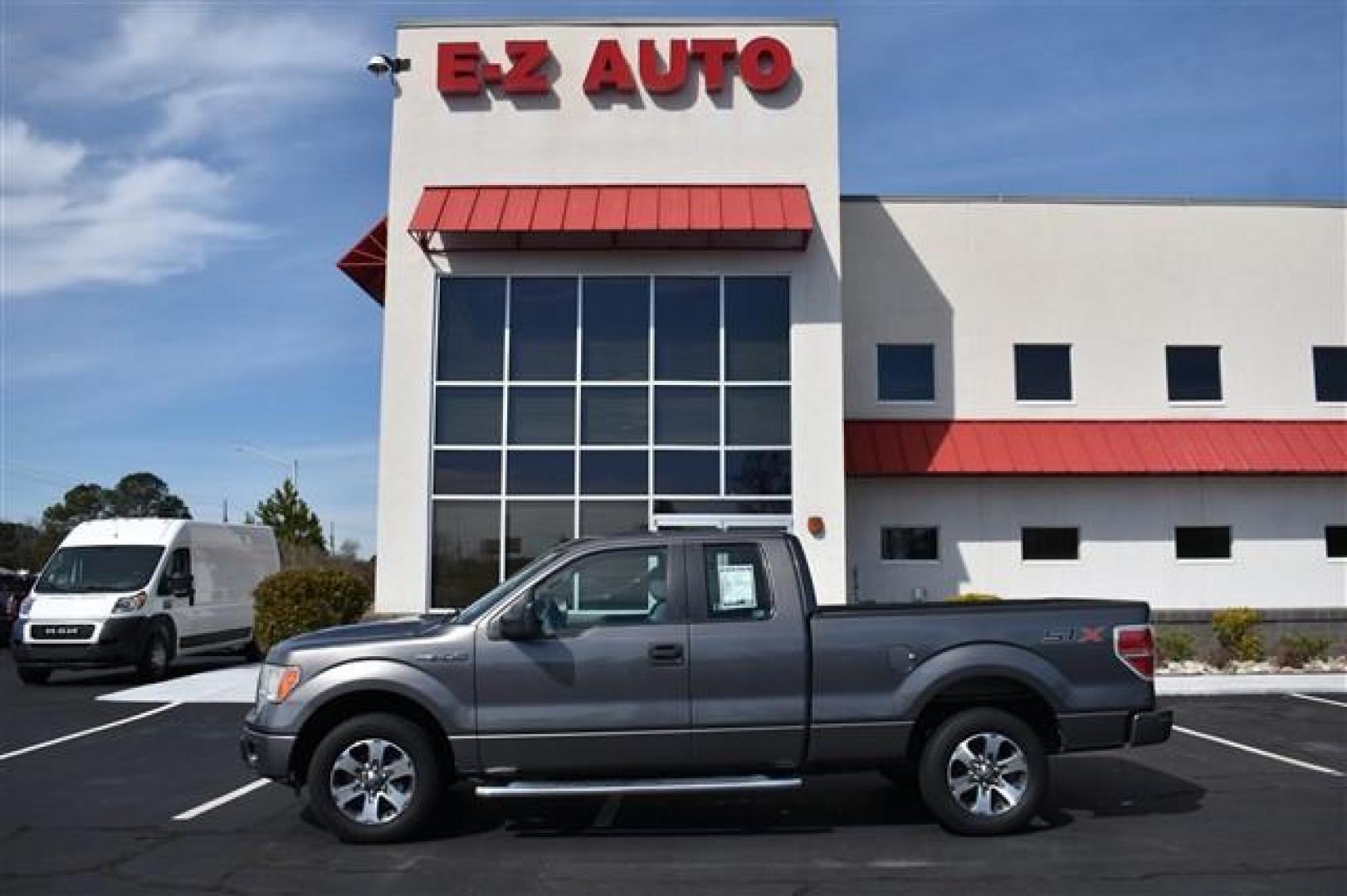 2014 Gray Ford F-150 STX SuperCab 6.5-ft. Bed 2WD (1FTEX1CM8EF) , 6-Speed Automatic transmission, located at 3900 Bragg Blvd., Fayetteville, NC, 28303, (910) 868-3000, 35.081905, -78.943367 - T-9651-R - 2014 Ford F-150 1FTEX1CM8EFC64075 - Photo#0