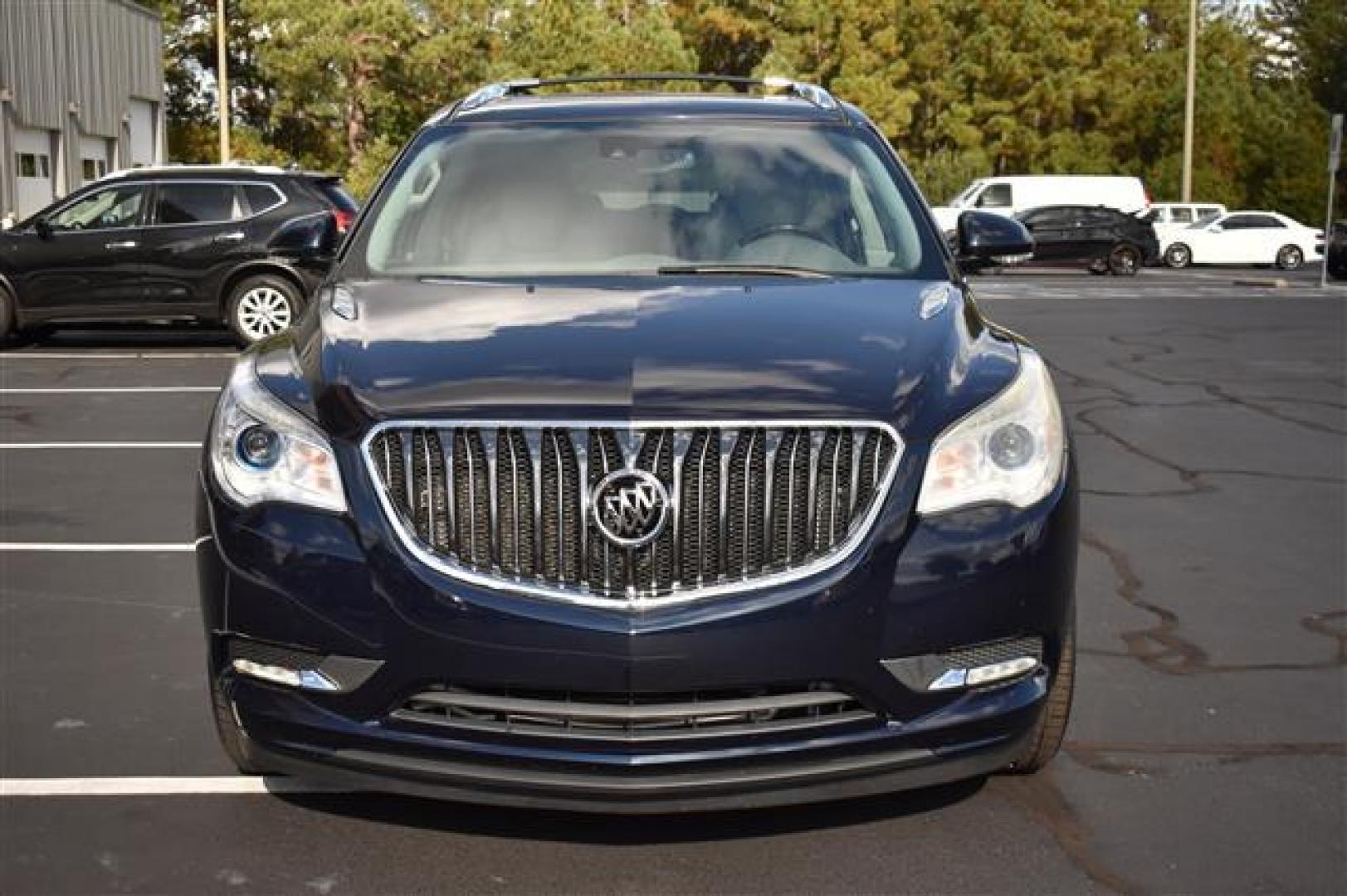 2015 Dark Sapphire Blue Met Buick Enclave Premium AWD (5GAKVCKDXFJ) , 6-Speed Automatic Overdrive transmission, located at 3900 Bragg Blvd., Fayetteville, NC, 28303, (910) 868-3000, 35.081905, -78.943367 - T-9685 - 2015 Buick Enclave 5GAKVCKDXFJ367522 - Photo#2