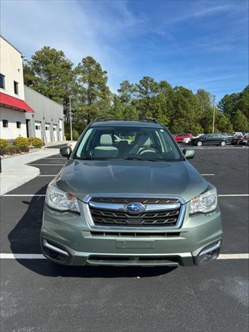 2017 Green Subaru Forester 2.5i Premium PZEV CVT (JF2SJAEC2HH) , Continuously Variable Transmission transmission, located at 3900 Bragg Blvd., Fayetteville, NC, 28303, (910) 868-3000, 35.081905, -78.943367 - T-9913 - 2017 Subaru Forester JF2SJAEC2HH575780 - Photo#0