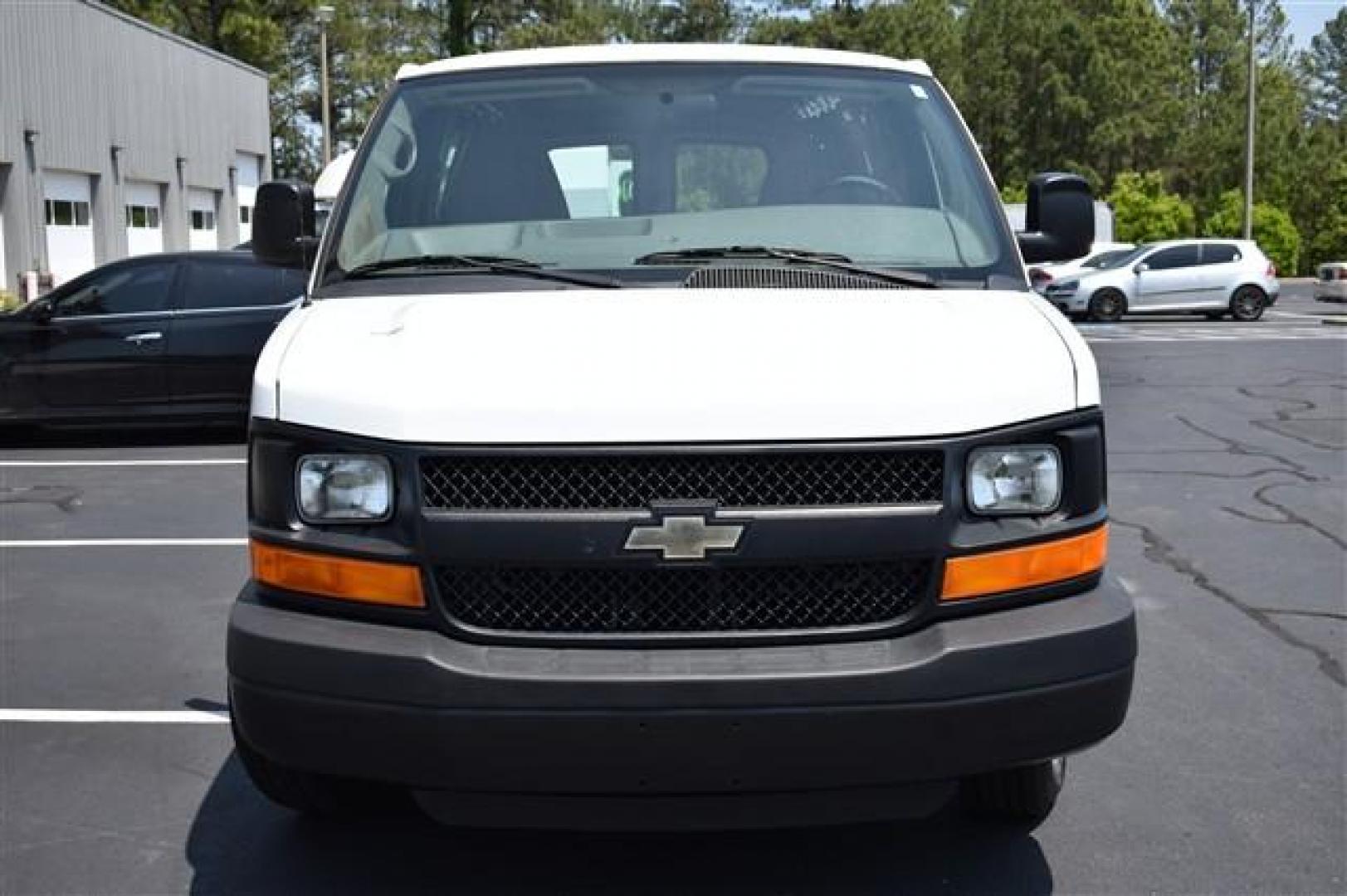 2012 White Chevrolet Express 2500 Cargo (1GCWGFBA9C1) , 6-Speed Automatic transmission, located at 3900 Bragg Blvd., Fayetteville, NC, 28303, (910) 868-3000, 35.081905, -78.943367 - T-9780 - 2012 Chevrolet Express 1GCWGFBA9C1188661 - Photo#2