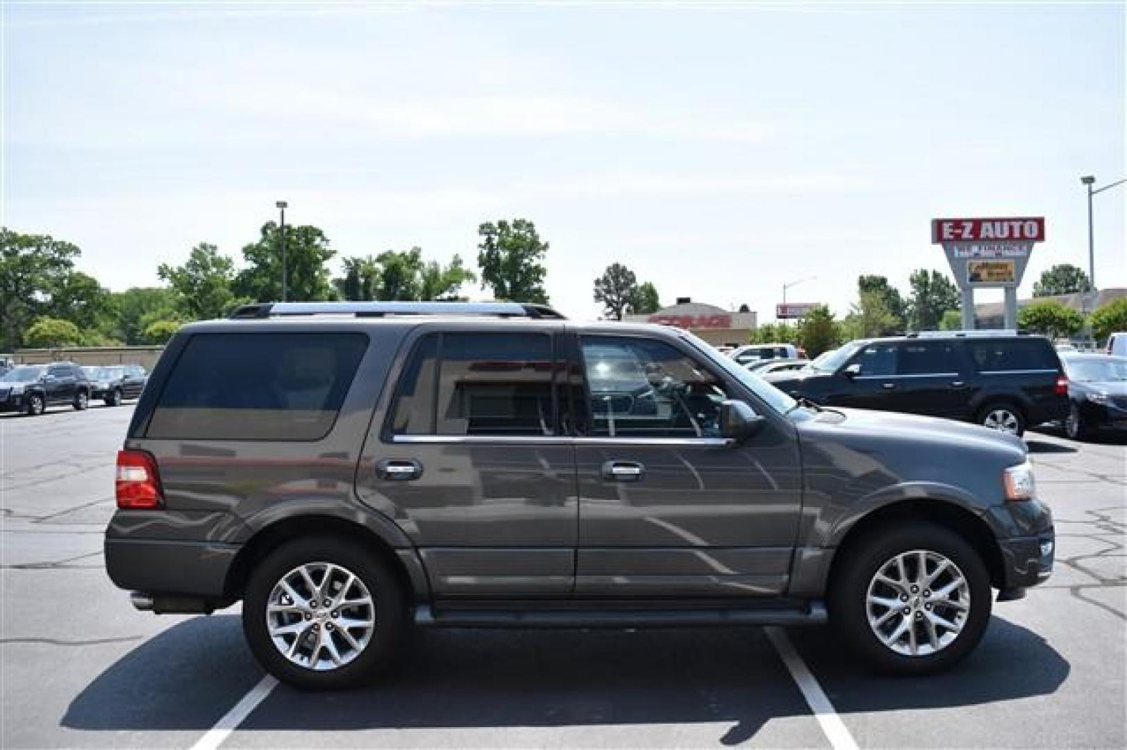 2017 Magnetic Ford Expedition Limited 4WD (1FMJU2AT4HE) , 6-Speed Automatic transmission, located at 3900 Bragg Blvd., Fayetteville, NC, 28303, (910) 868-3000, 35.081905, -78.943367 - T-9819 - 2017 Ford Expedition 1FMJU2AT4HEA61231 - Photo#1
