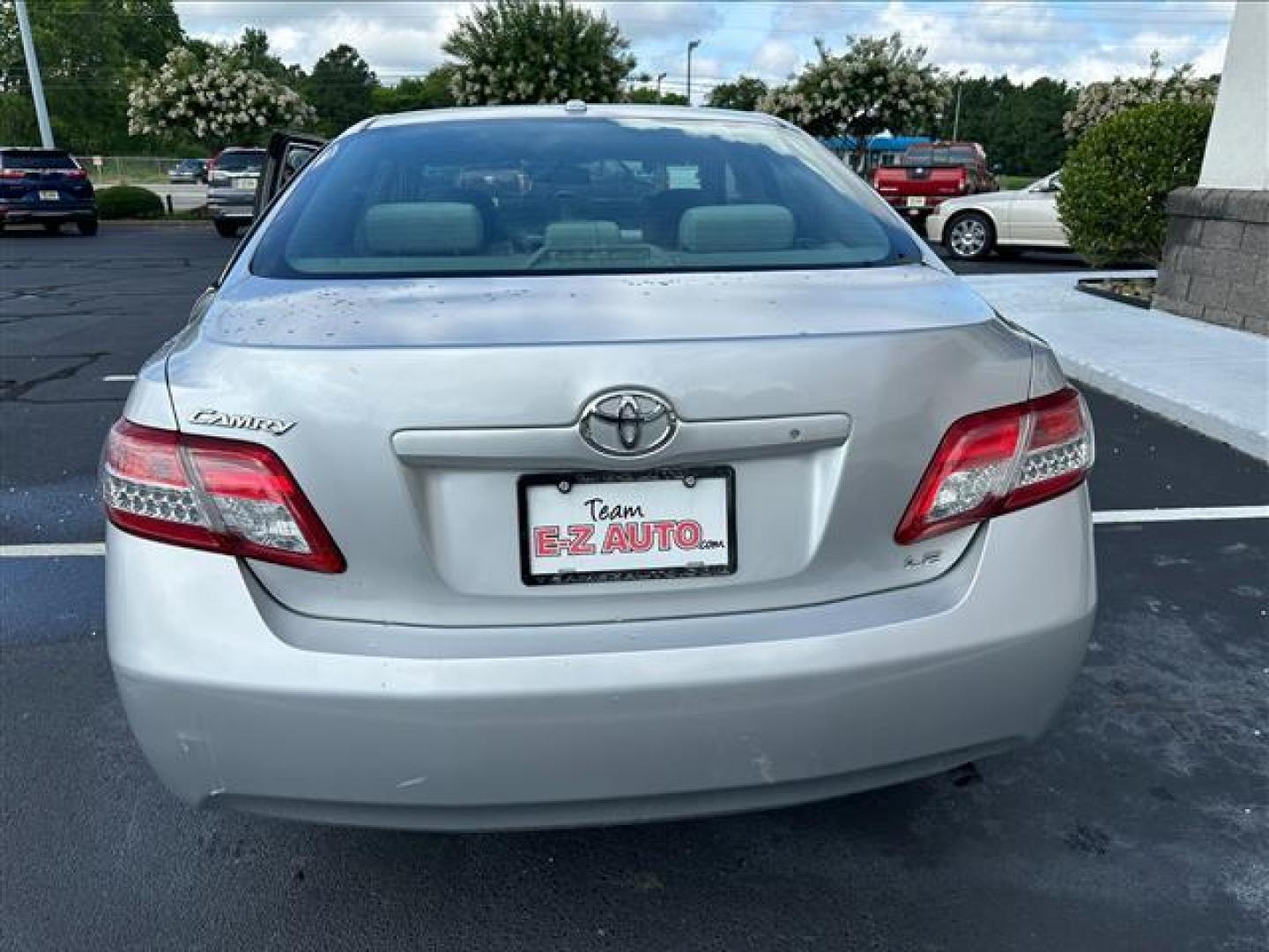 2011 Silver Toyota Camry LE 6-Spd AT (4T1BF3EK1BU) , 6-Speed Automatic transmission, located at 3900 Bragg Blvd., Fayetteville, NC, 28303, (910) 868-3000, 35.081905, -78.943367 - T-9835 - 2011 Toyota Camry 4T1BF3EK1BU210634 - Photo#3