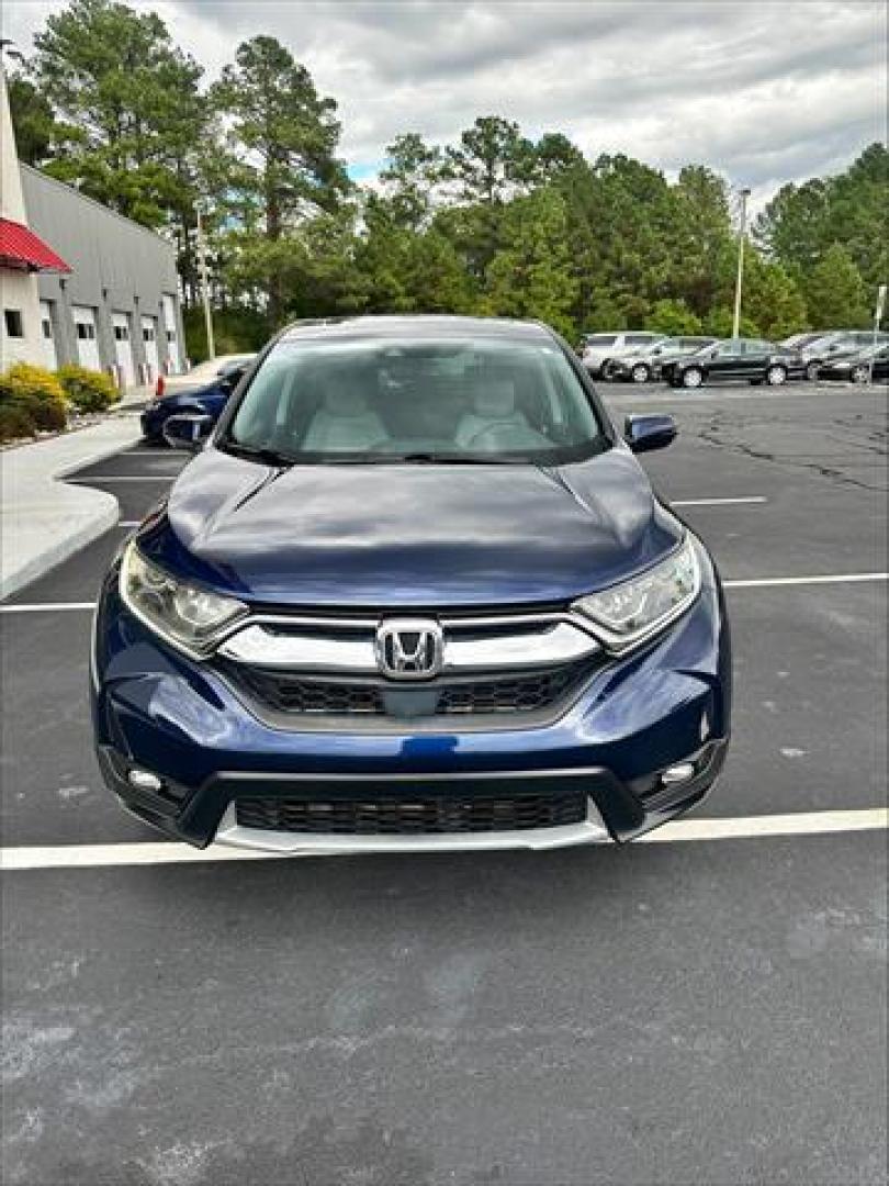 2017 Obsidian Blue Pearl Honda CR-V EX-L AWD (2HKRW2H83HH) , Continuously Variable Transmission transmission, located at 3900 Bragg Blvd., Fayetteville, NC, 28303, (910) 868-3000, 35.081905, -78.943367 - T-9839 - 2017 Honda CR-V 2HKRW2H83HH680437 - Photo#1