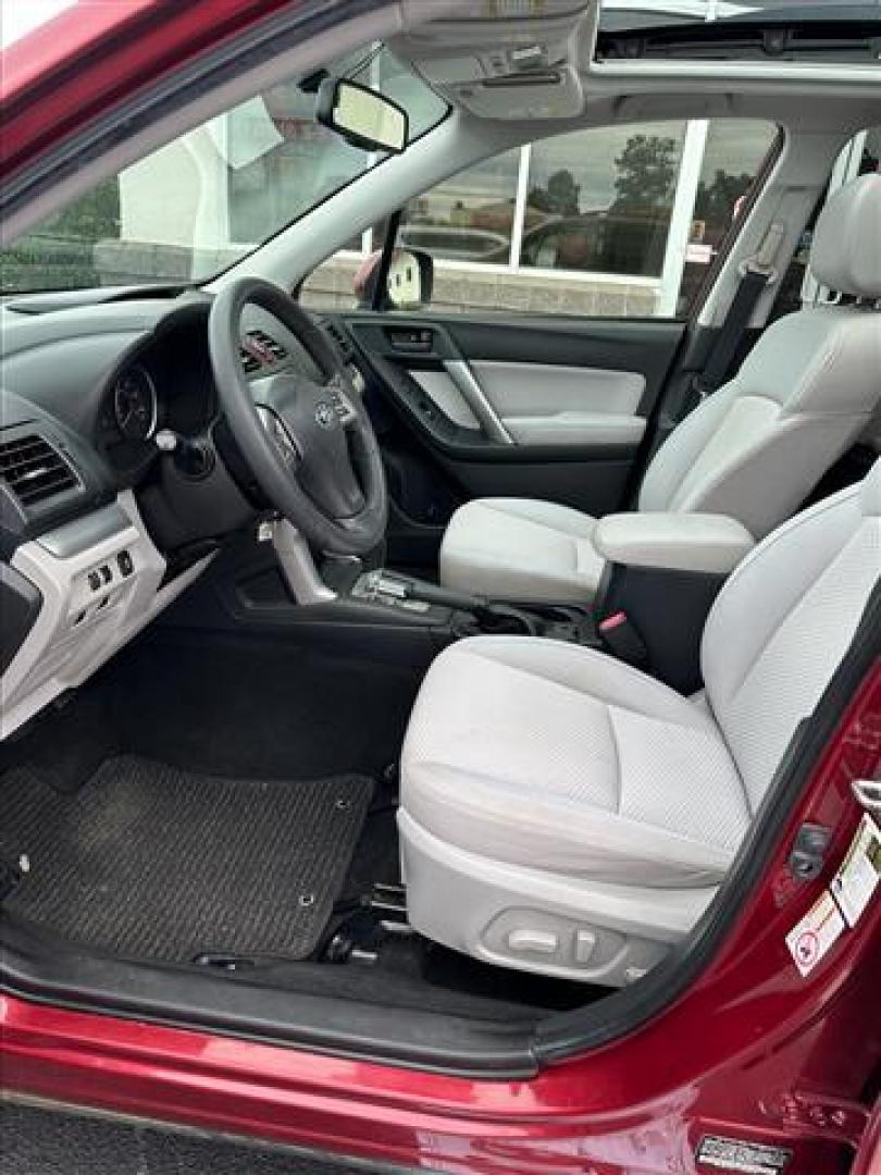2015 Venetian Red Pearl Subaru Forester 2.5i Premium (JF2SJADC0FH) , Continuously Variable Transmission transmission, located at 3900 Bragg Blvd., Fayetteville, NC, 28303, (910) 868-3000, 35.081905, -78.943367 - T-9844 - 2015 Subaru Forester JF2SJADC0FH526186 - Photo#6