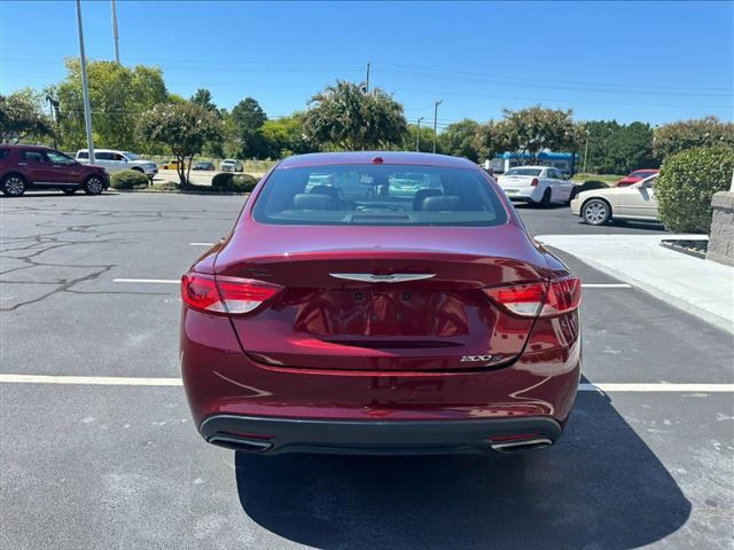 2015 Velvet Red Pearlcoat Chrysler 200 S (1C3CCCBBXFN) , 9-Speed Automatic transmission, located at 3900 Bragg Blvd., Fayetteville, NC, 28303, (910) 868-3000, 35.081905, -78.943367 - T-9879 - 2015 Chrysler 200 1C3CCCBBXFN521389 - Photo#3