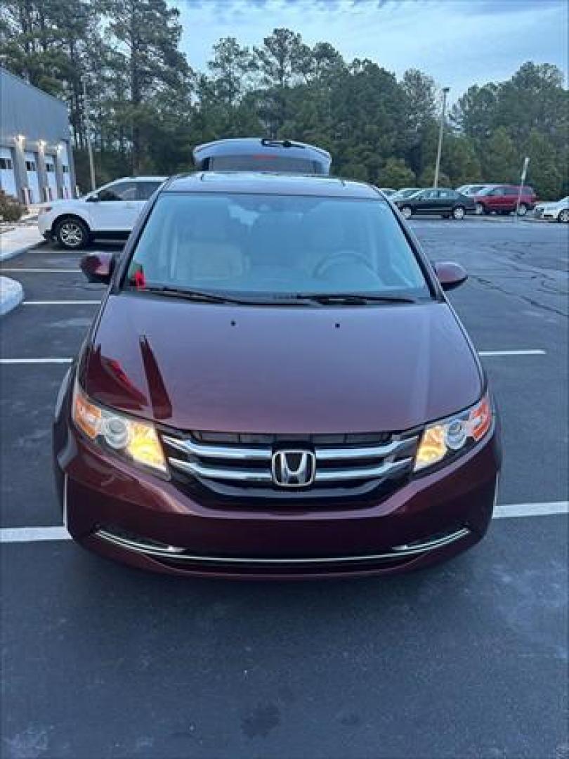 2016 Deep Scarlet Pearl Honda Odyssey EX-L (5FNRL5H67GB) , 6-Speed Automatic transmission, located at 3900 Bragg Blvd., Fayetteville, NC, 28303, (910) 868-3000, 35.081905, -78.943367 - T-9941 - 2016 Honda Odyssey 5FNRL5H67GB031939 - Photo#1