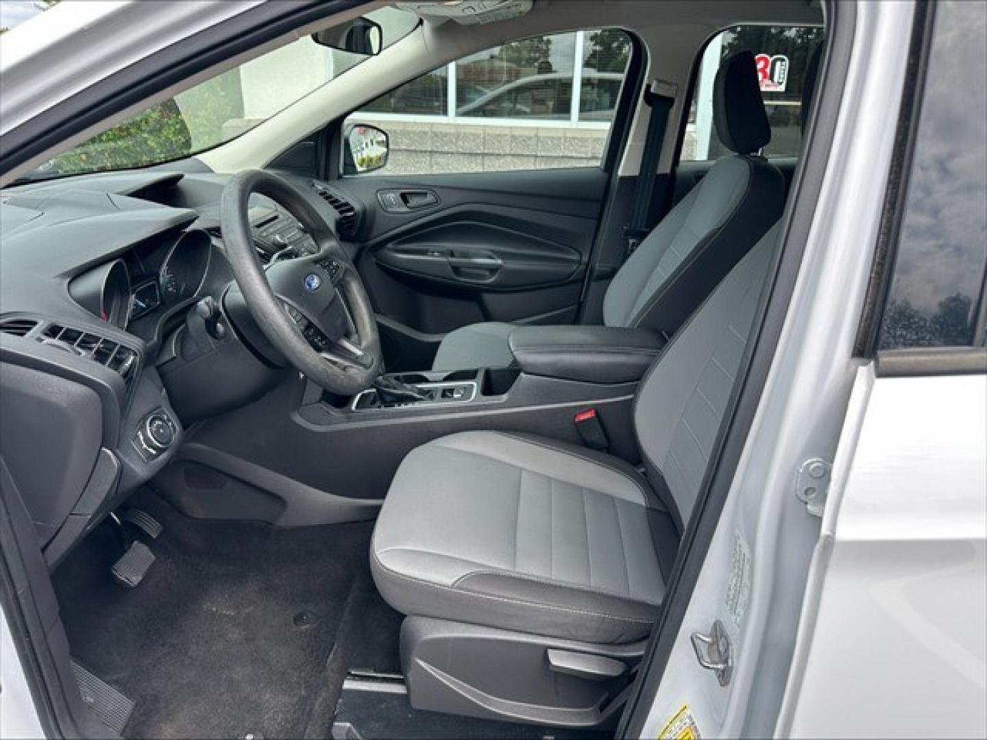 2018 Oxford White Ford Escape S FWD (1FMCU0F74JU) , 6-Speed Automatic transmission, located at 3900 Bragg Blvd., Fayetteville, NC, 28303, (910) 868-3000, 35.081905, -78.943367 - T-10009 - 2018 Ford Escape 1FMCU0F74JUB35073- Photo#5