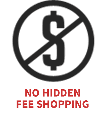 no hidden fee shopping